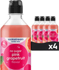 Sodastream pink grapefruit zero siroop - 4 pack