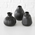 Boltze home vaas esko h12cm zwart
