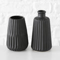 Boltze home vaas esko h17cm zwart