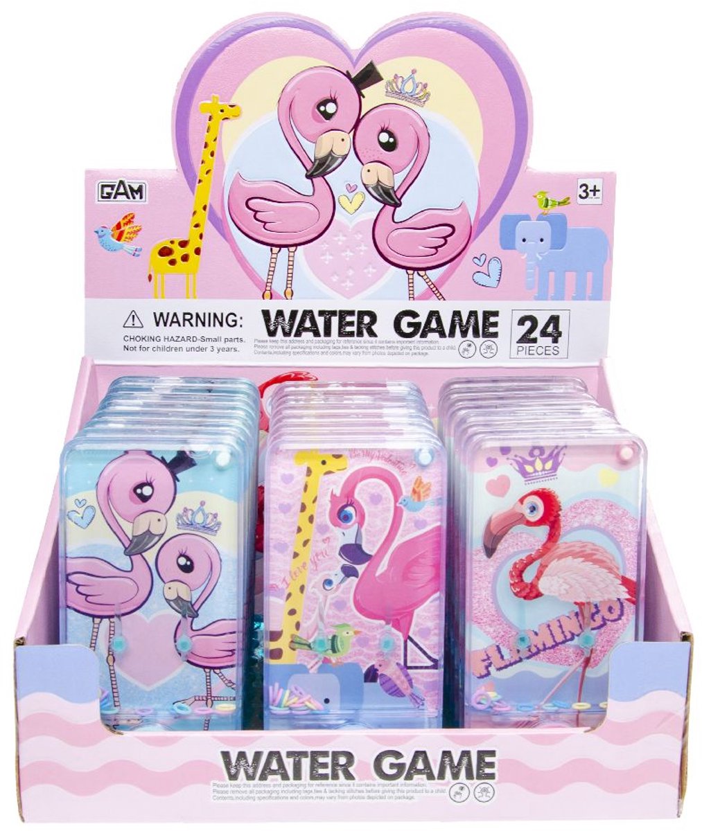 Duckiez geduld waterspel flamingo