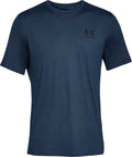 Under armour ua m sportstyle lc ss-blu heren sportshirt - academy - zwart
