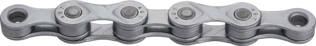 9-Gang KMC E9 EPT E-Bike-Kette, 136 Glieder – Dunkelsilber