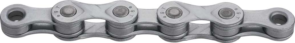 9-Gang KMC E9 EPT E-Bike-Kette, 136 Glieder – Dunkelsilber
