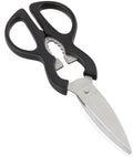 Leifheit sterling schaar - keukenschaar - huishoudschaar - incl. flesopener - rvs - zwart