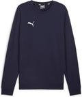 Puma teamgoal casuals crew neck sweat heren sporttrui - navy- white xl