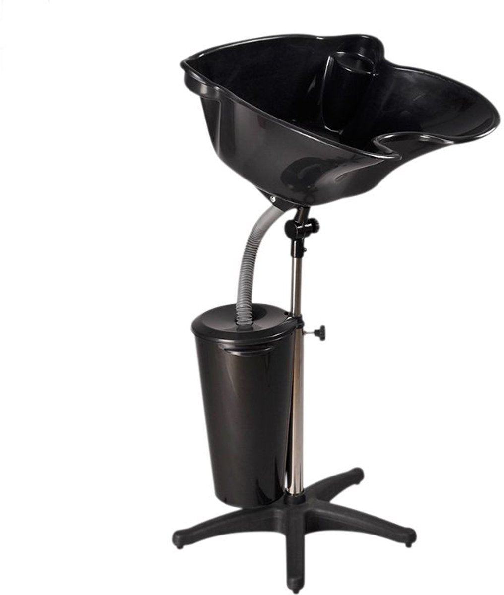 Gabbiano professional - kapperswasbak - diepe verstelbare kom - afvoerslang - 10l reservoir