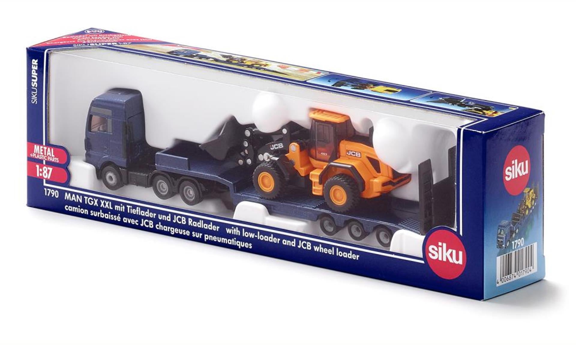Siku 1790 man truck + dieplader + shovel