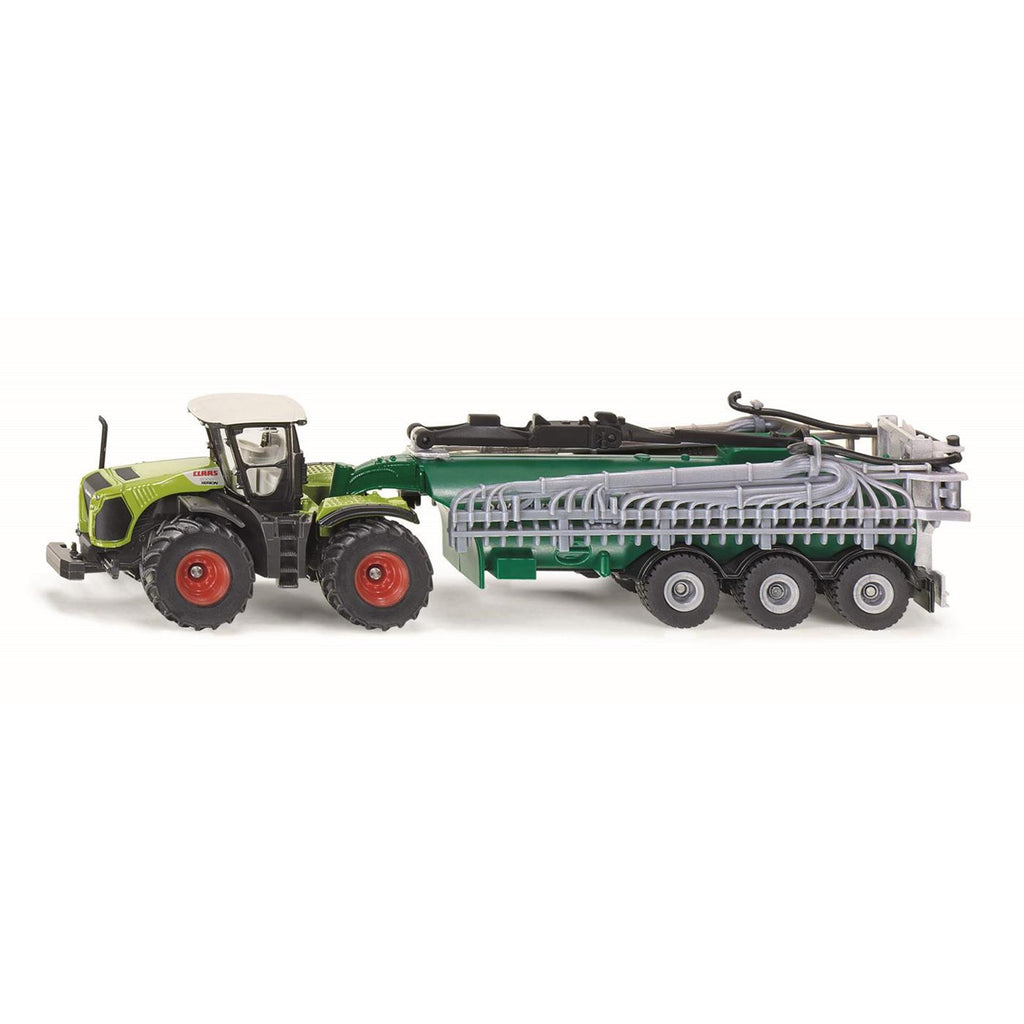Siku claas xerion met vacuum tanker 1827