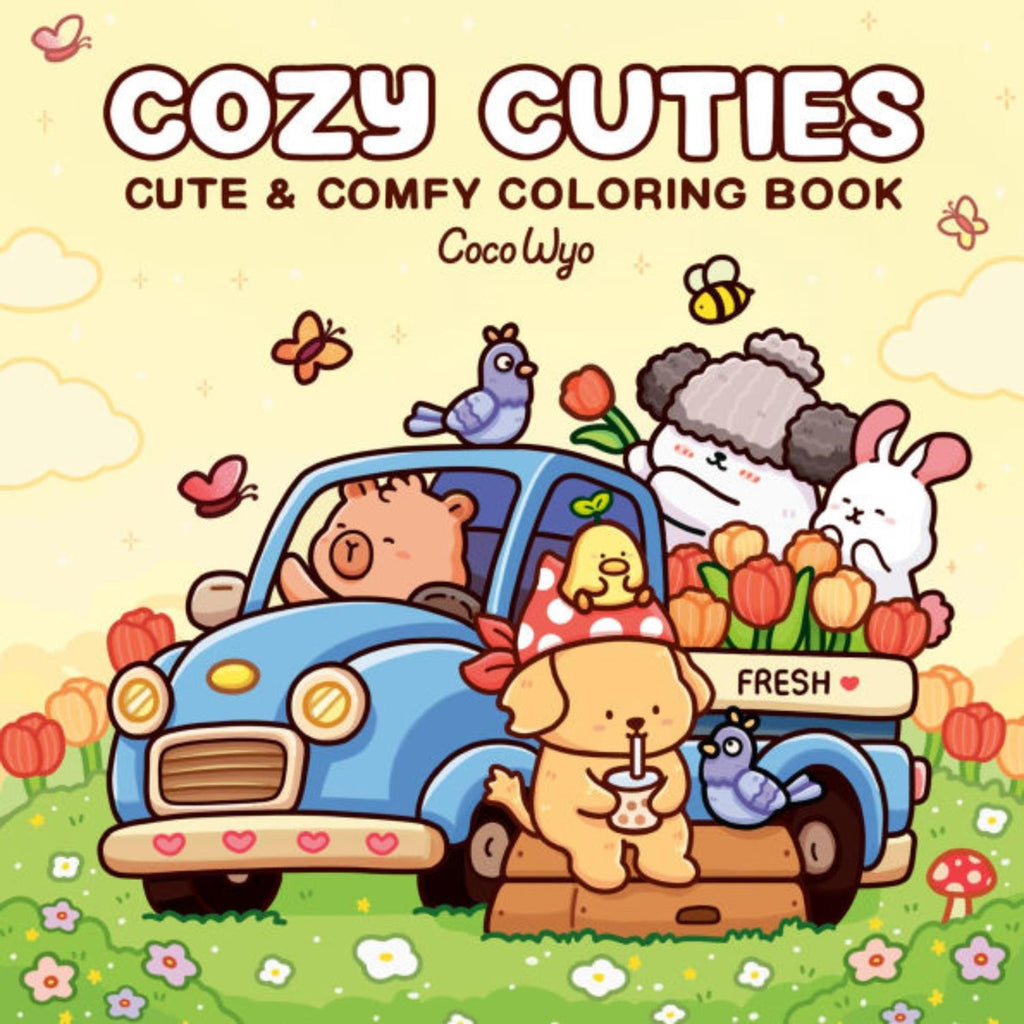Deltas Cosy Cuties, süßes, bequemes Farbbuch Coco Wyo