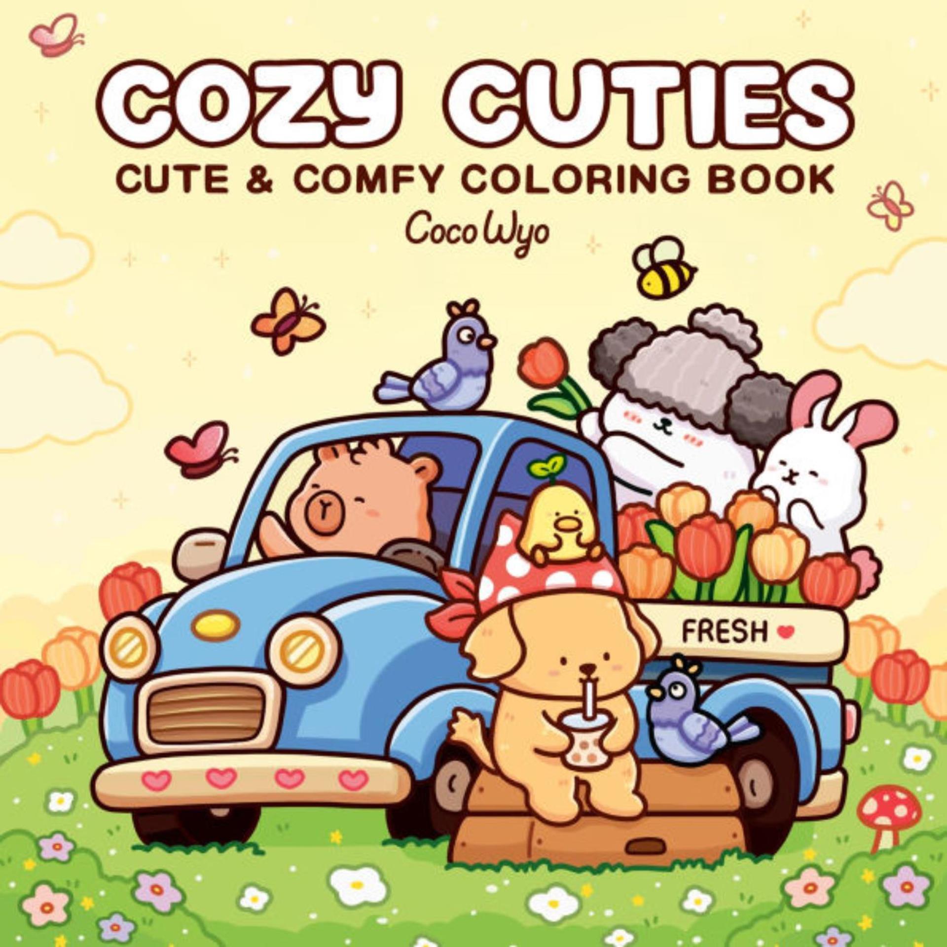 Deltas Cosy Cuties, süßes, bequemes Farbbuch Coco Wyo