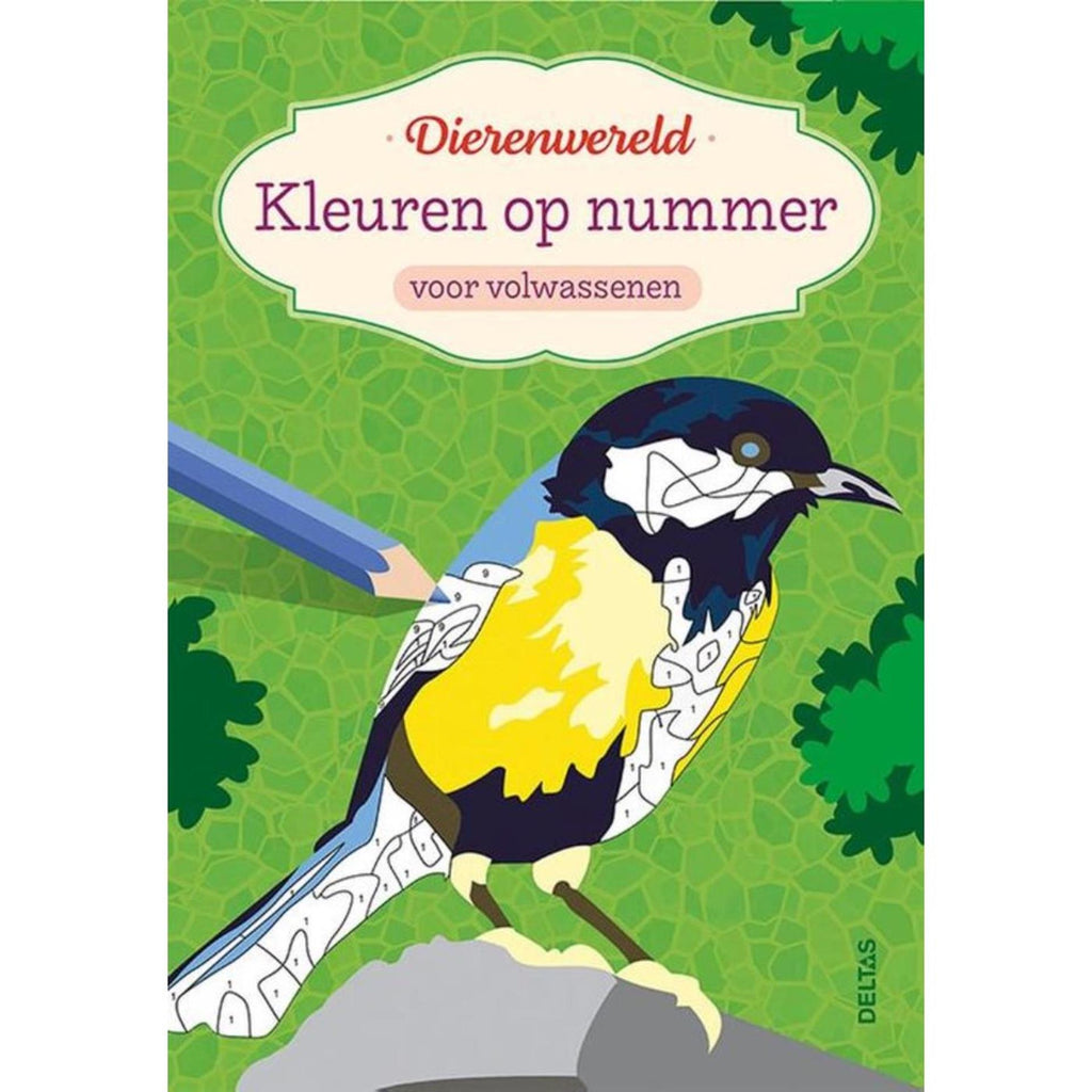 Deltas kleuren op nummer - dierenwereld