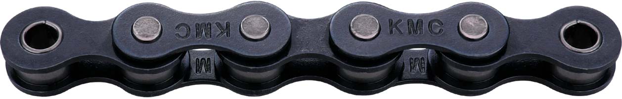 KMC B1 Kette breit, 1 2 x 1 8 schwarz, Singlespeed.