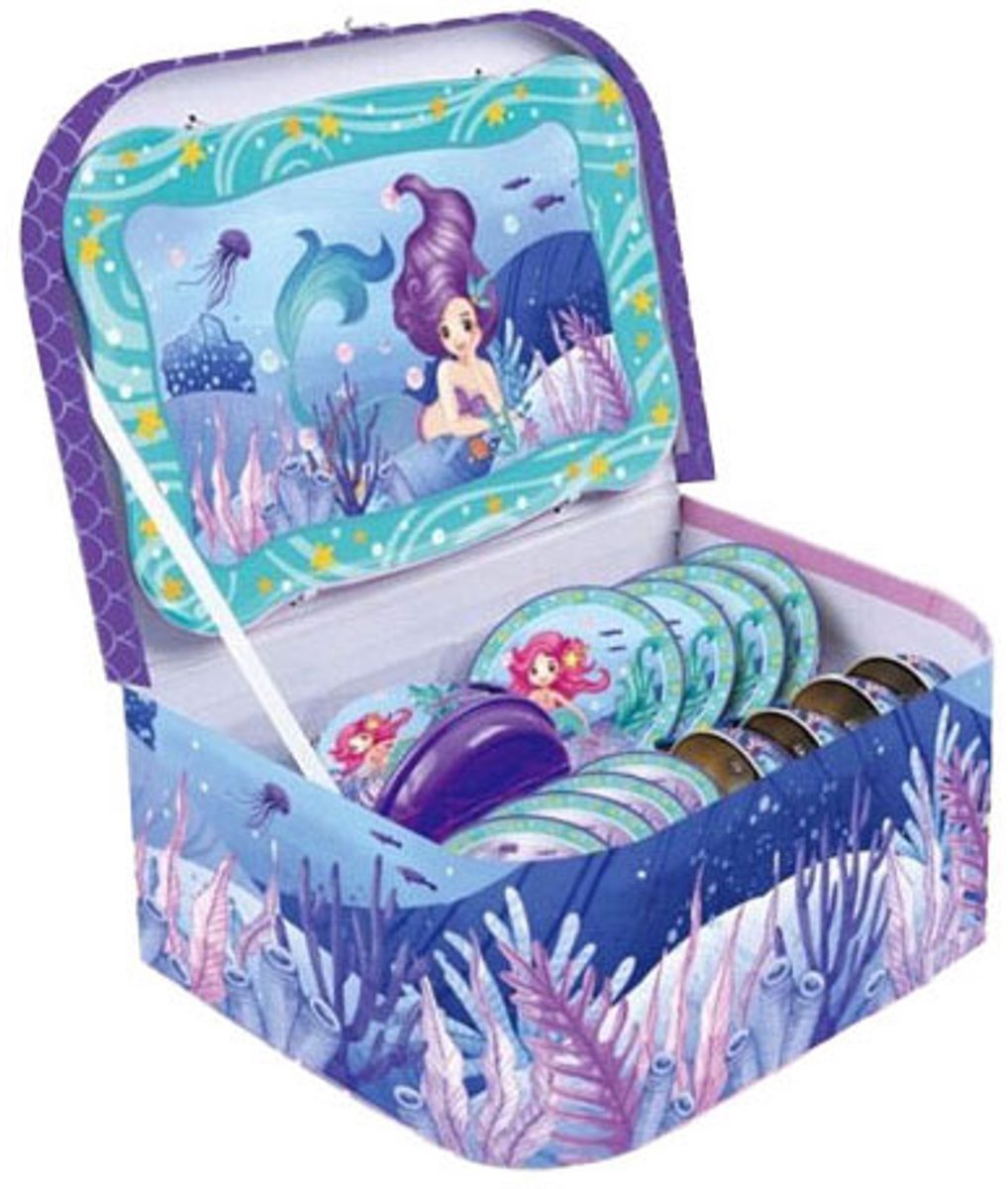 Lobbes Mermaid Teeservice in Picknickbox