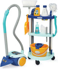 Ecoiffier Clean Home Reinigungswagen mit Staubsauger