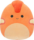 Squishmallows squishmallow knuffel - 19cm - nichelle the orange dinosaur