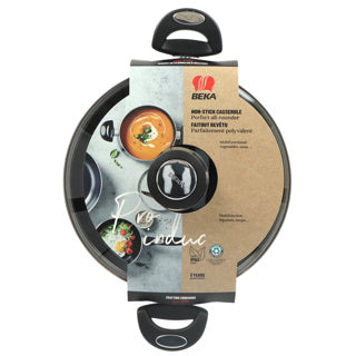 Beka pro induc kookpan met glazen deksel 24 cm