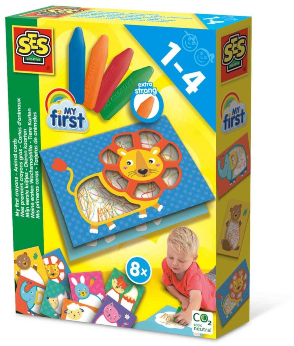 Ses my first krijtjes dieren | 2 stuks