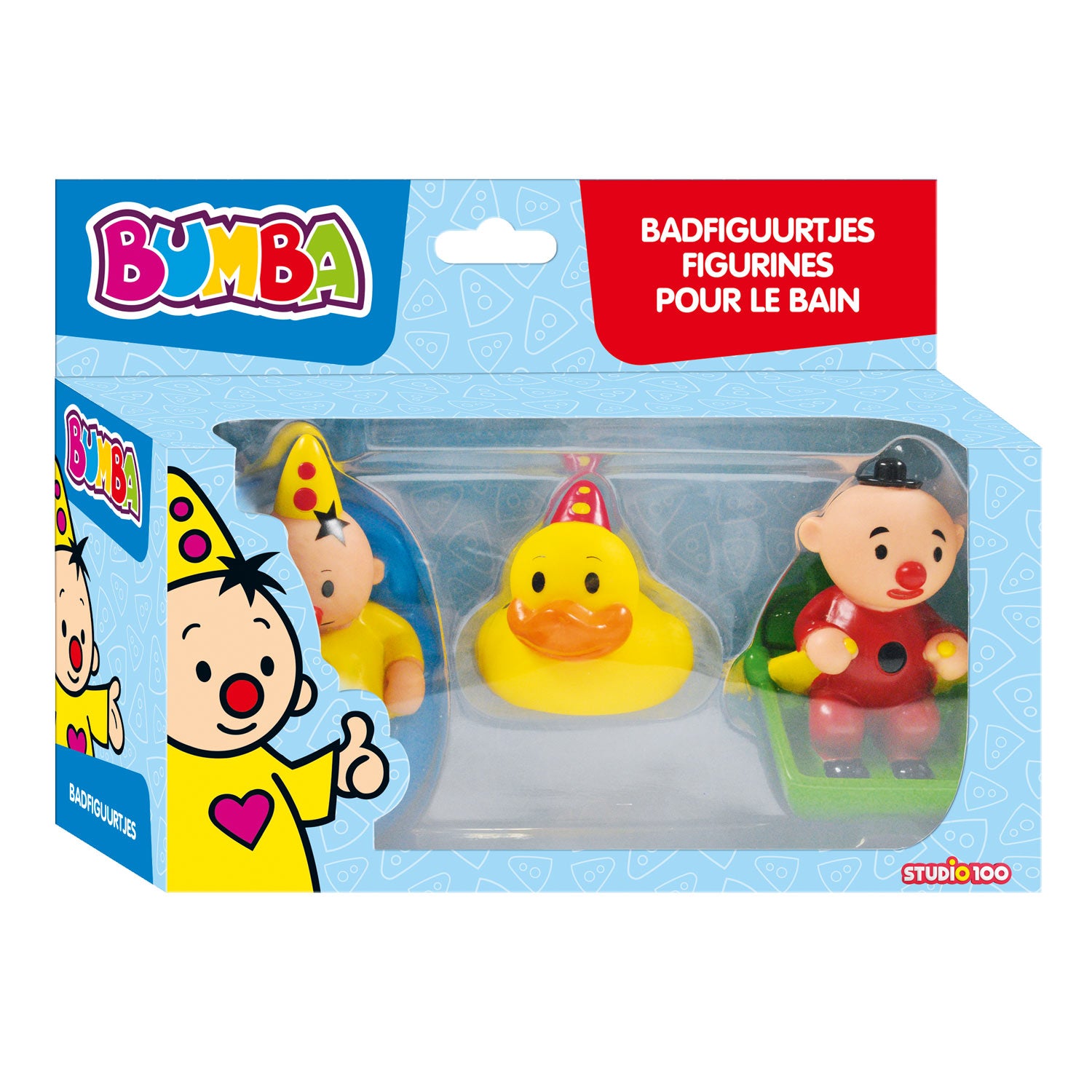 Studio 100 Bumba Badefiguren, 3 Stück.