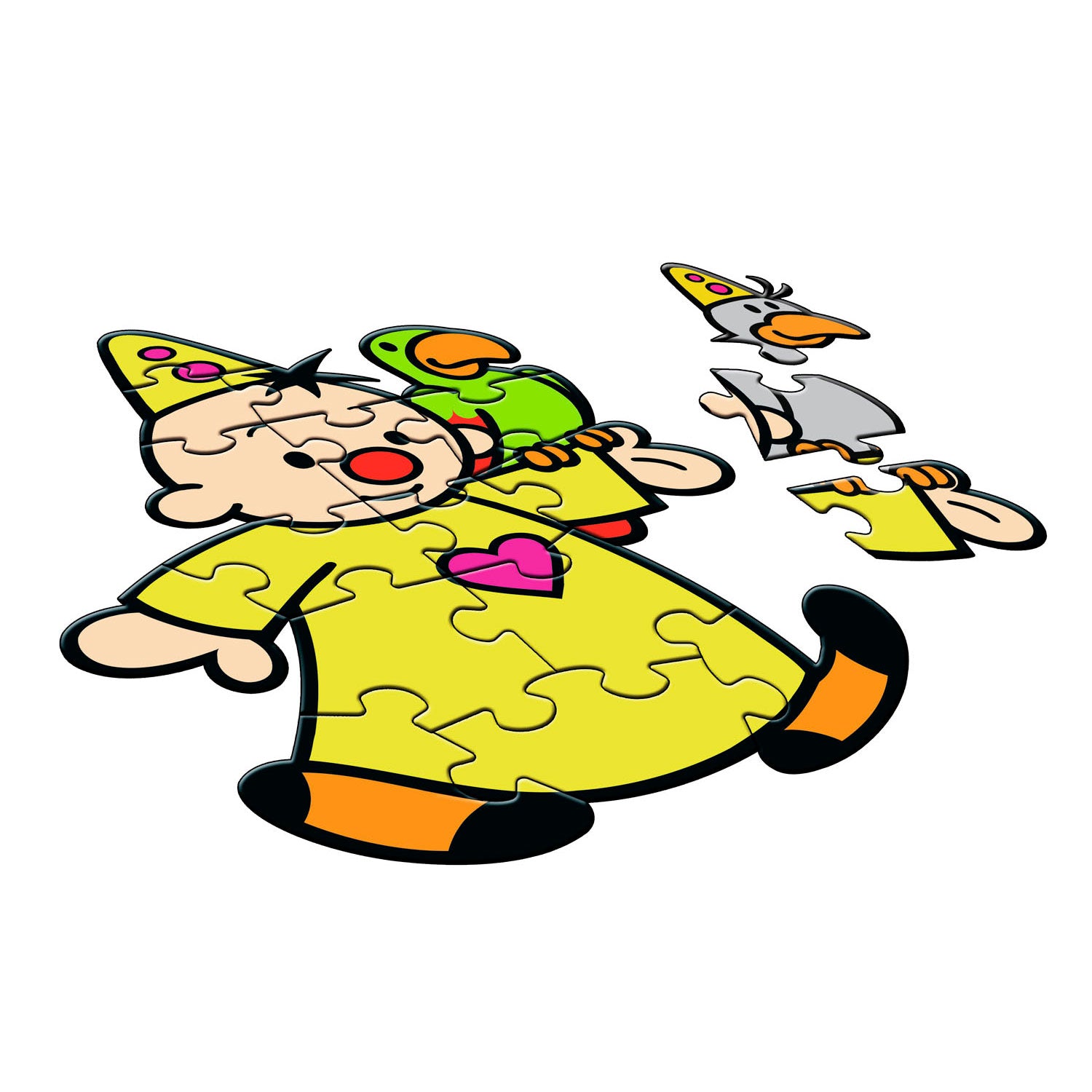Studio 100 Bumba Mega-Bodenpuzzle, 16 Teile.