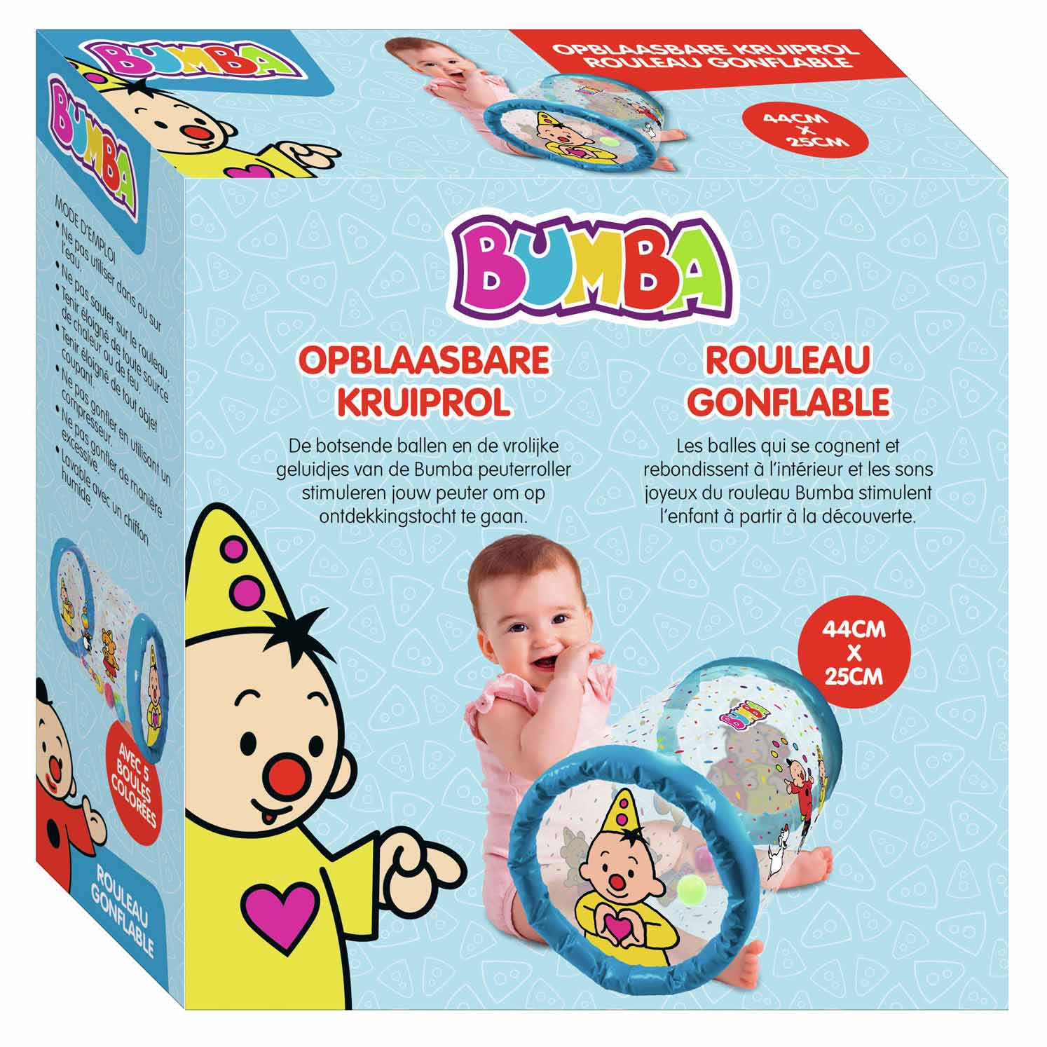 Bumba opblaasbare kruiprol confetti