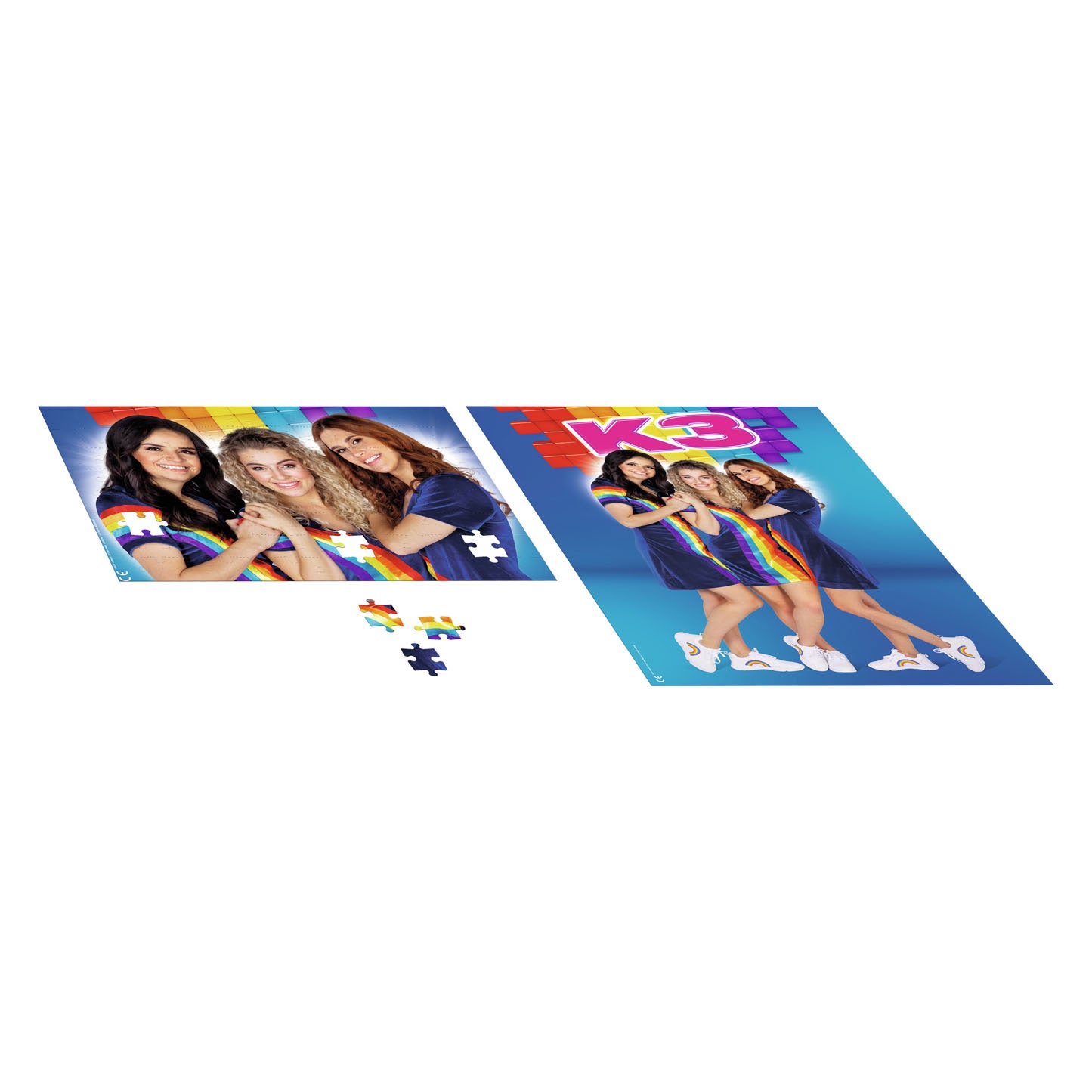 K3 puzzel met poster, 104st.