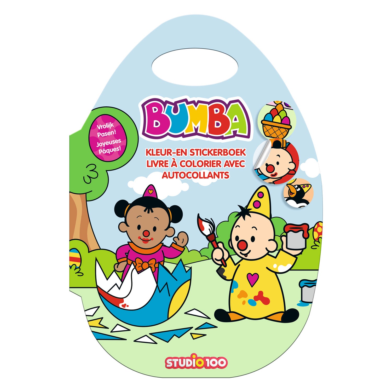 Studio 100 Bumba Mal- und Stickerbuch Ostern