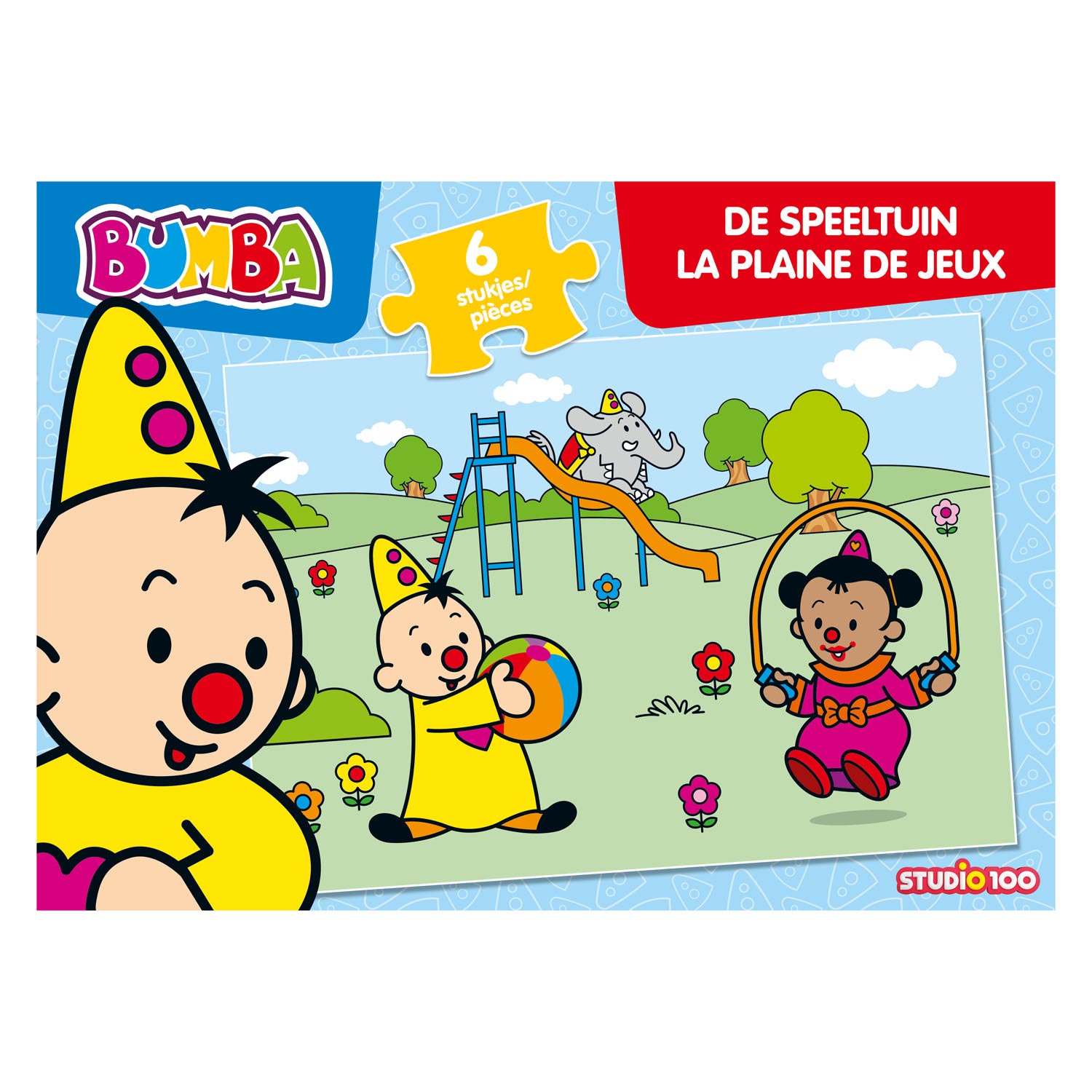 Bumba puzzel - de speeltuin, 6st.