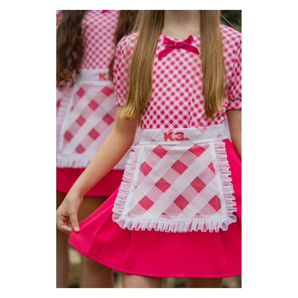 K3 verkleedjurk - 3 biggetjes - 6-8 jaar - verkleedkleding