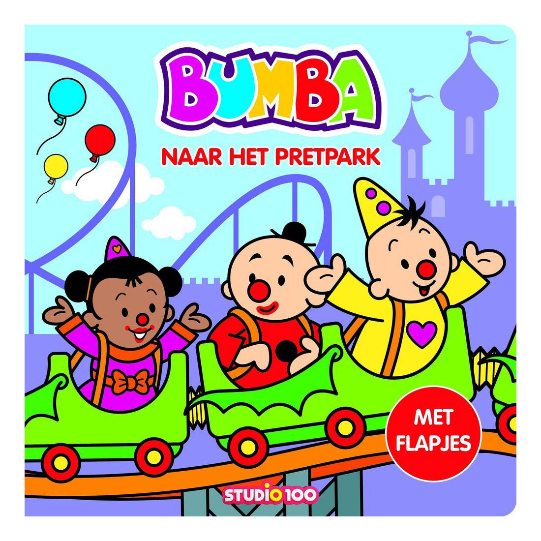 Studio 100 Bumba Pappbilderbuch mit Klappen, Vergnügungspark