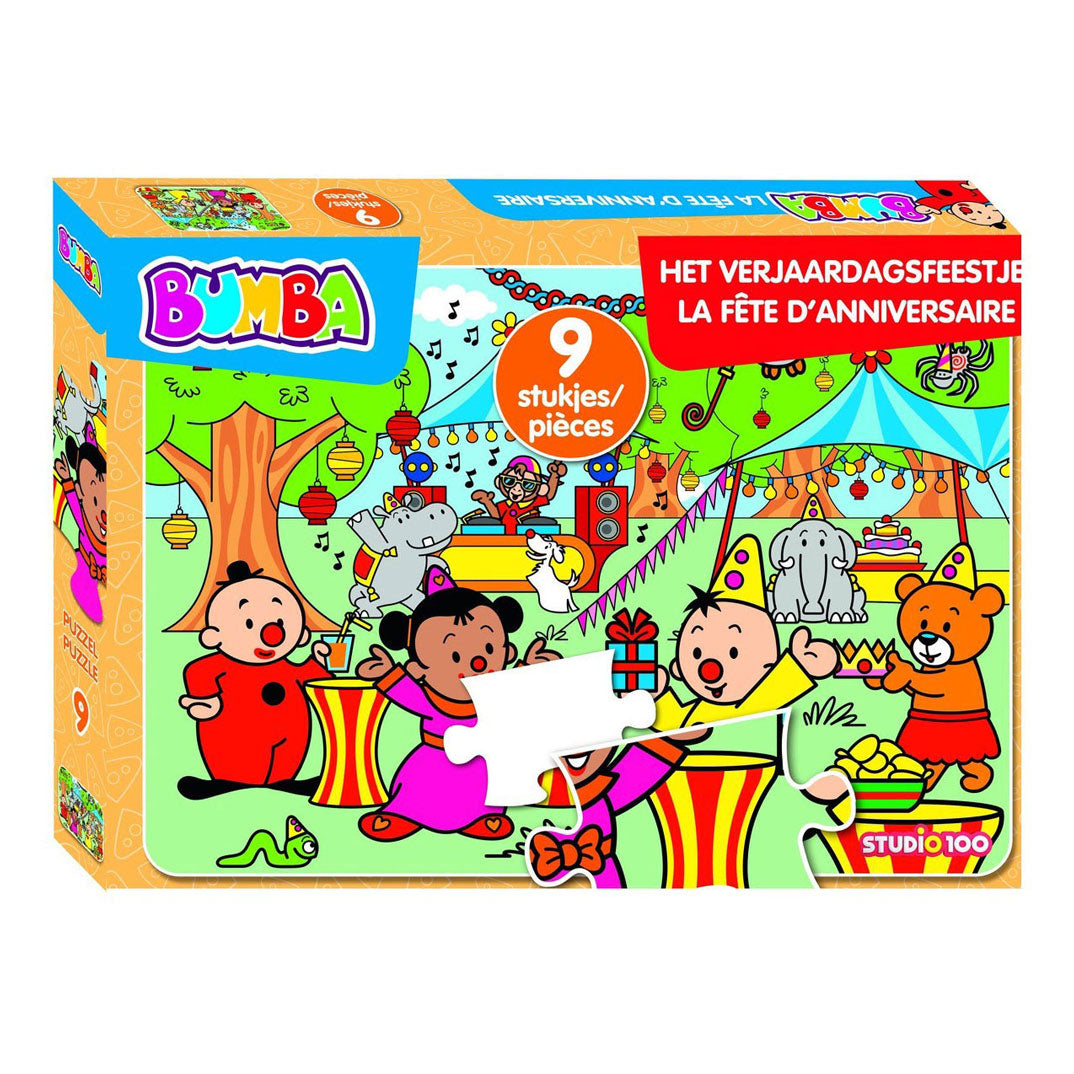 Studio 100 Bumba Puzzle „Die Geburtstagsparty“, 9-teilig.