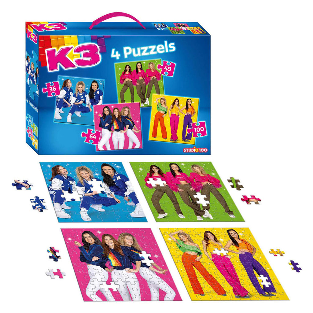 Studio 100 K3 4-in-1-Puzzle – Sterne