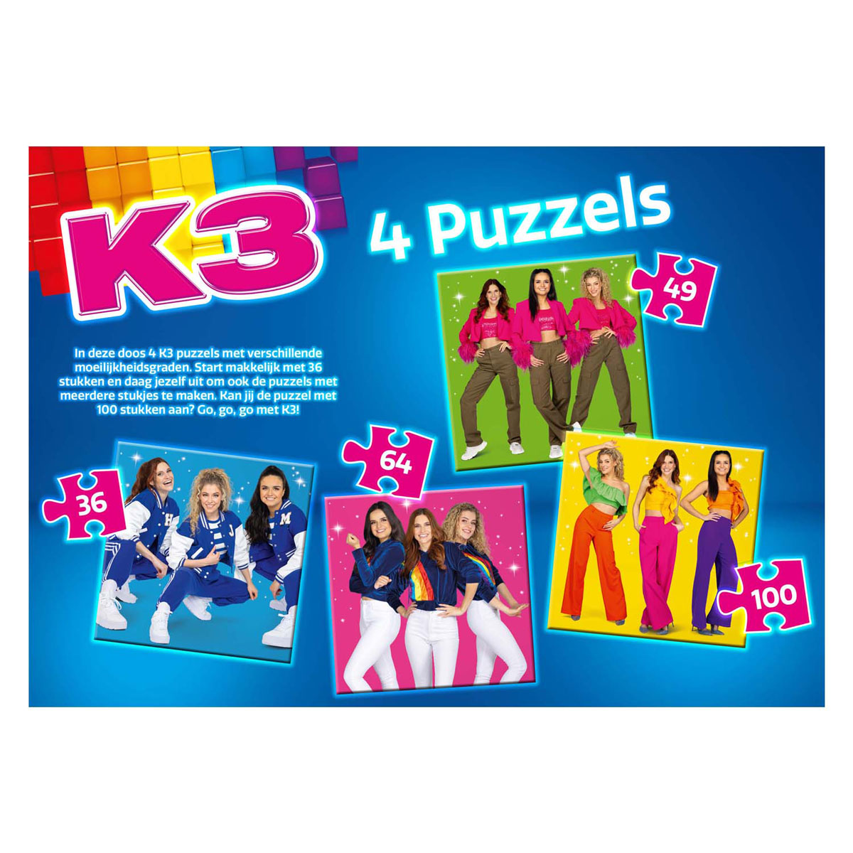 Studio 100 K3 4-in-1-Puzzle – Sterne