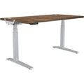 Zit- sta bureau fellowes levado walnoot