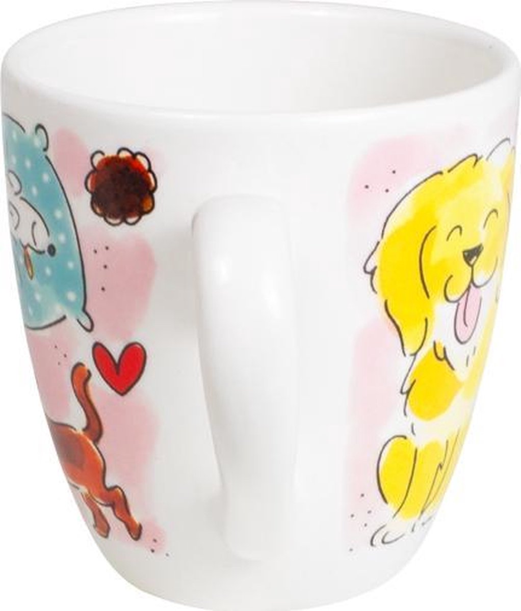 Blond amsterdam minimug dog lover - 0,2 l