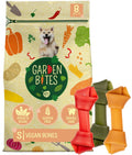 Garden bites duvoplus - vegan bones hondensnacks - hondensnoepjes - vegetarisch glutenvrij - small 8st