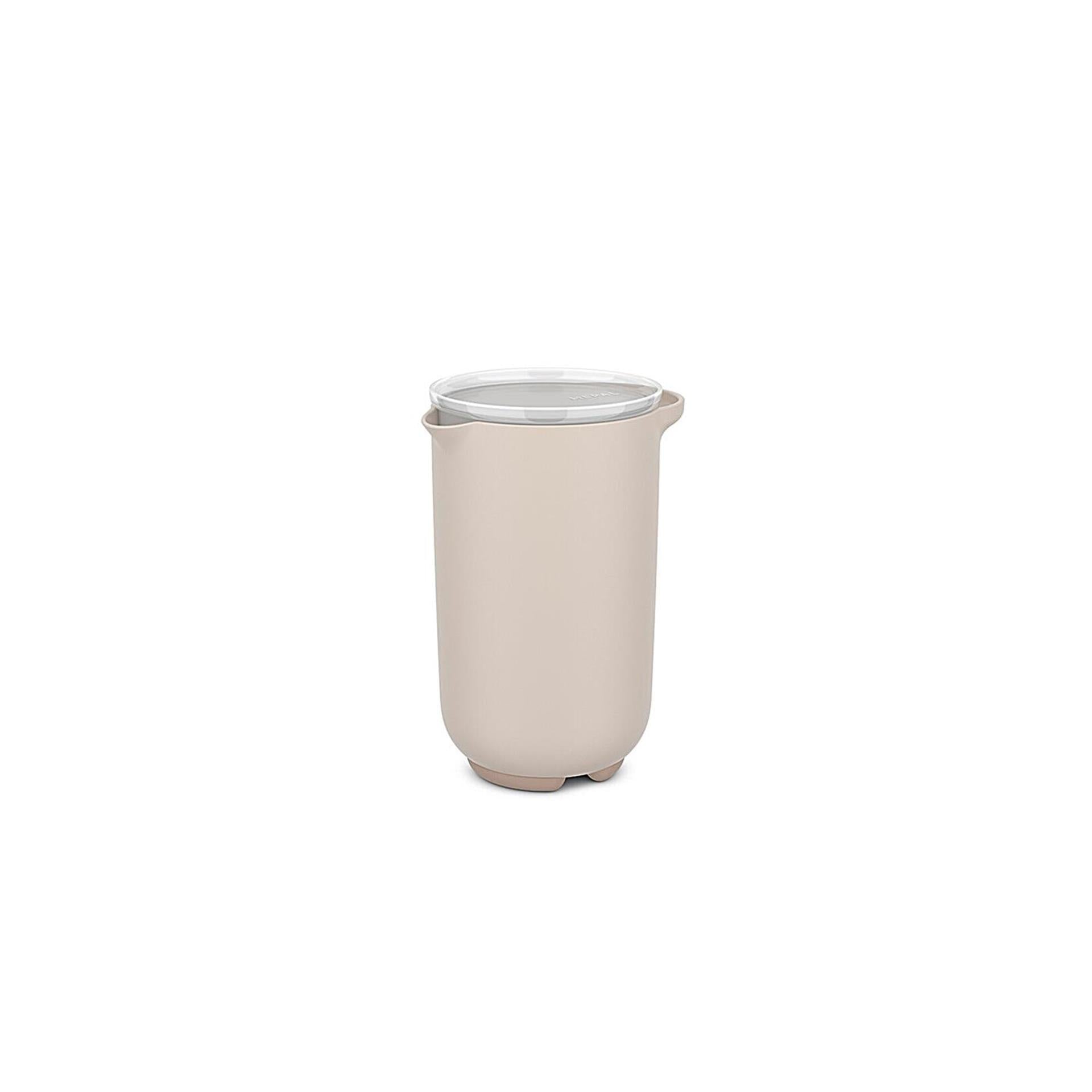 Mepal mixbeker met deksel 1l chalk