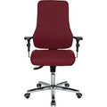 Bureaustoel topstar sitness 55 synchroonmechanisme rood