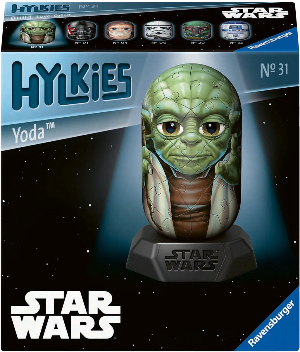 Ravensburger 3D-Puzzle Hylkies Star Wars Yoda – 54.