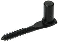1013216 - schroefhaak voor luik zwart dia 18 mm | 10 stuks