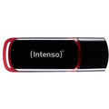 Usb-stick intenso business 64 gb usb 2.0 zwart rood