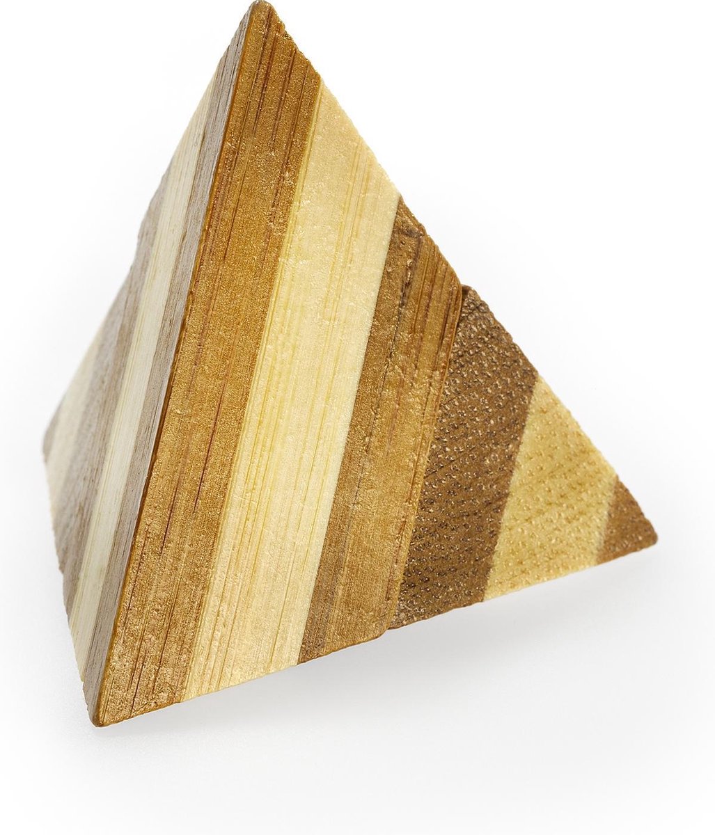 Eureka 3D Bambus-Gehirnpuzzle-Pyramide *