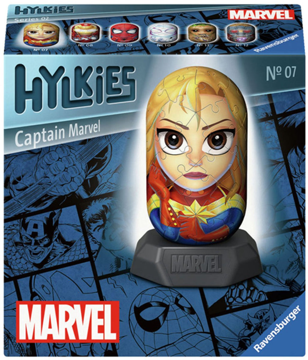 Ravensburger 3D-Puzzle Hylkies Marvel Captain Marvel, 54.