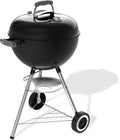 Weber original kettle - ø 47 cm grillrooster - houtskoolbarbecue - zwart - asopvangschaal - 2 duurzame, weerbestendige wielen - one-touch reinigingssysteem - dekselthermometer - 2 gereedschapshaken - kras- en roestbestendig