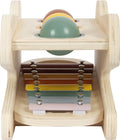 Small foot - houten xylofoon en hamerbank safari, 5dlg.