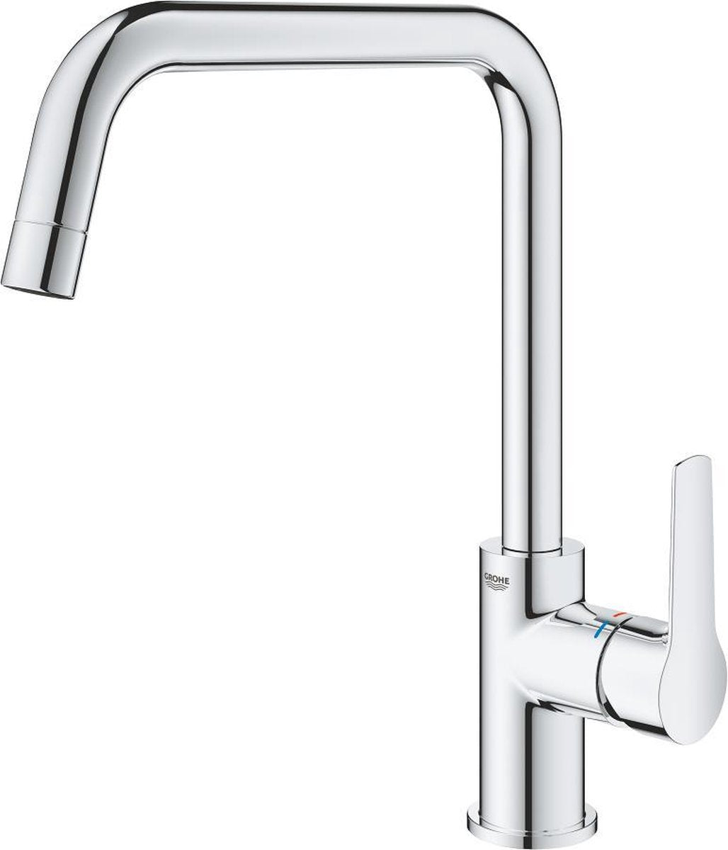 Grohe start keukenkraan - hoge uitloop - 150° draaibereik - chroom