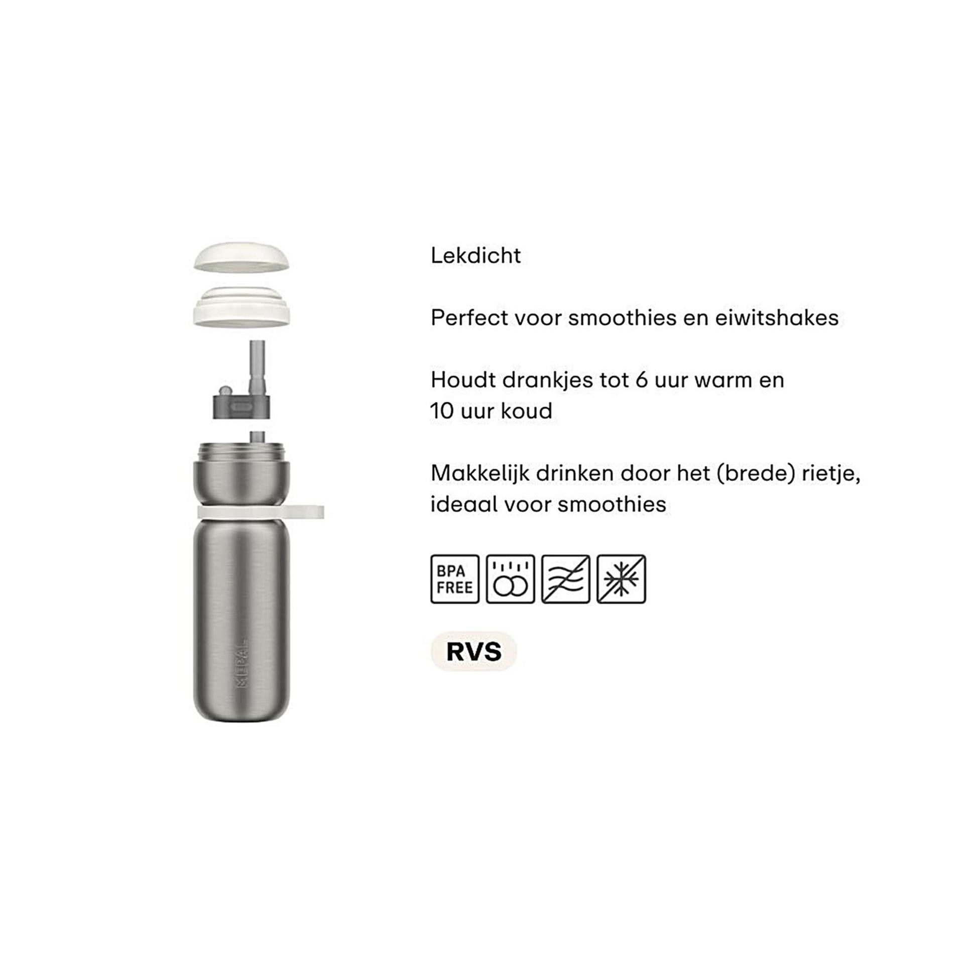 Mepal isoleerfles twist 600ml night blue