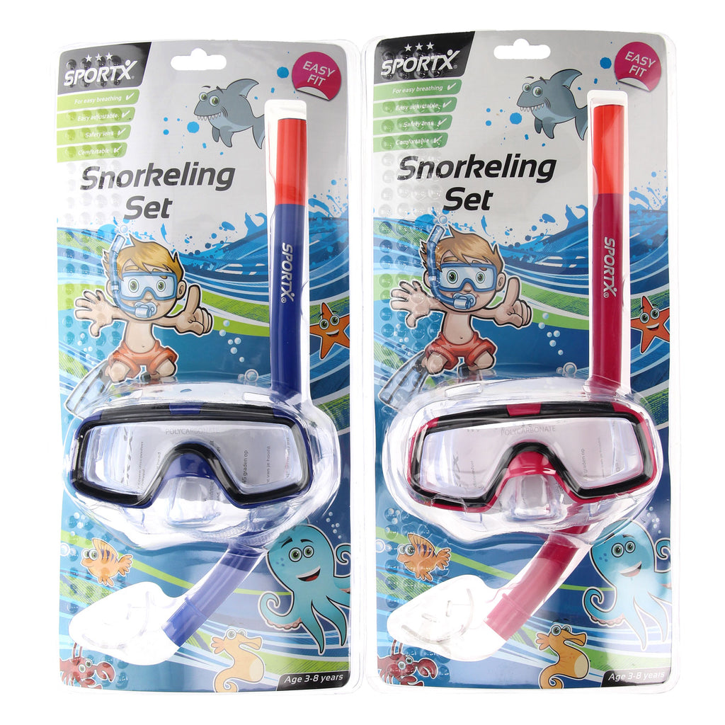 Sportx kids snorkelset comfort 3-8 jaar