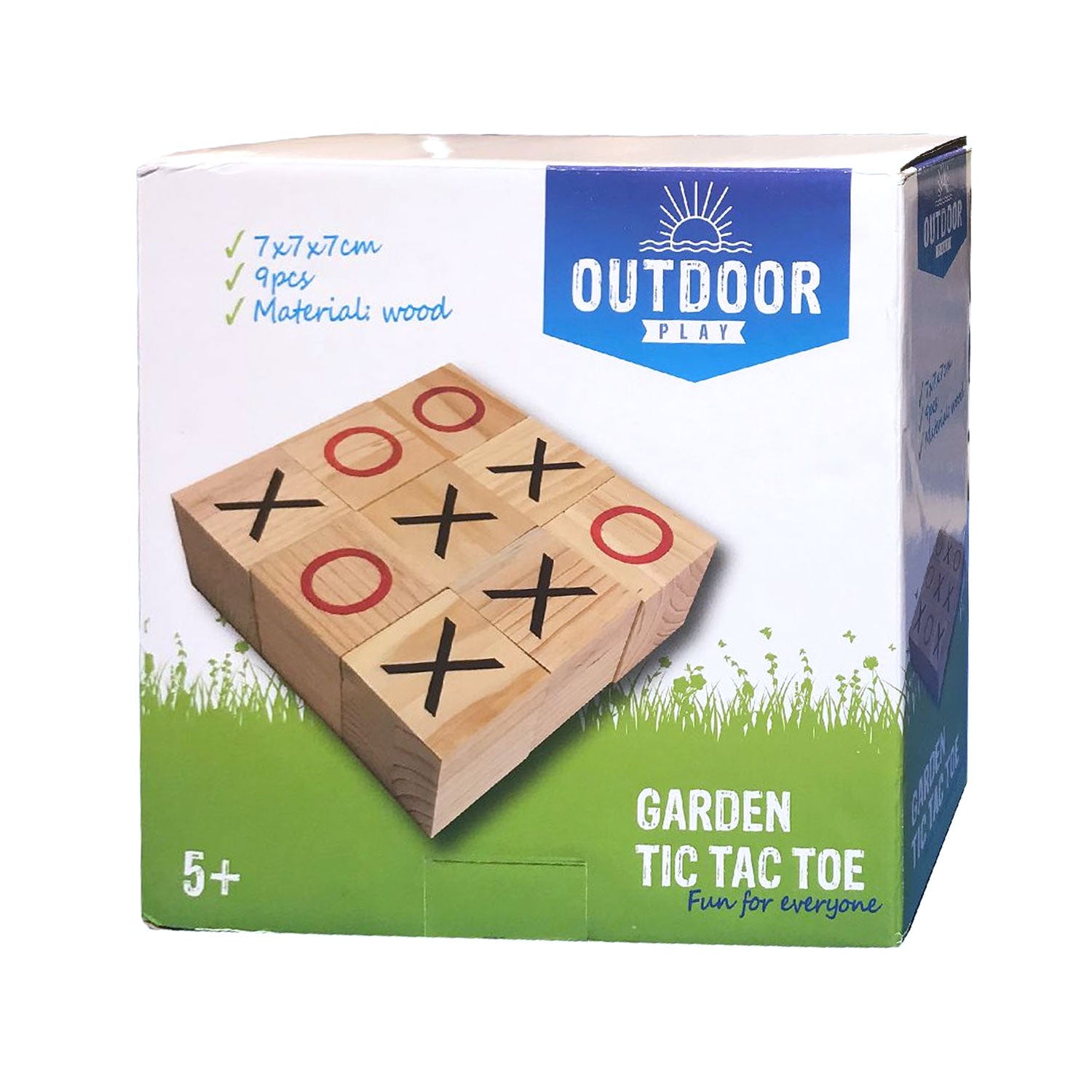 Outdoor-Spiele aus Holz: Tic Tac
