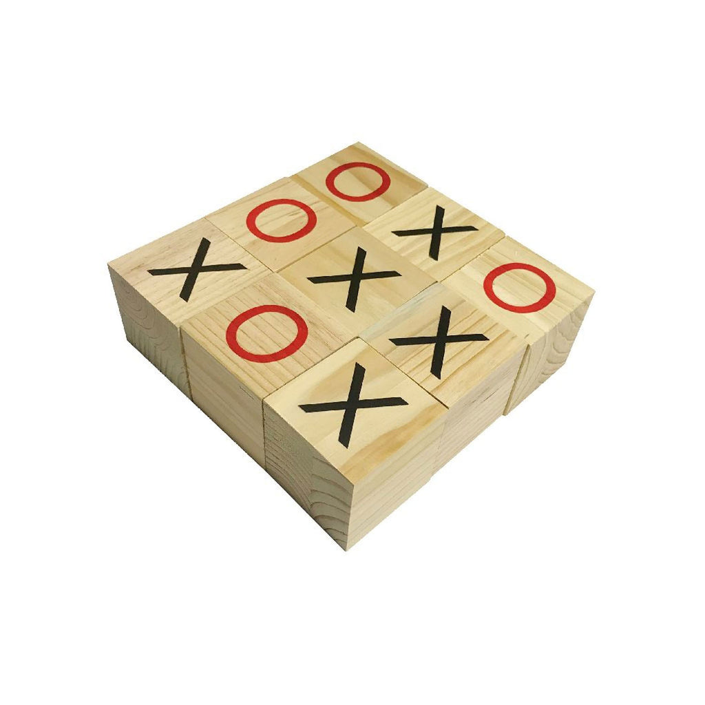 Outdoor-Spiele aus Holz: Tic Tac