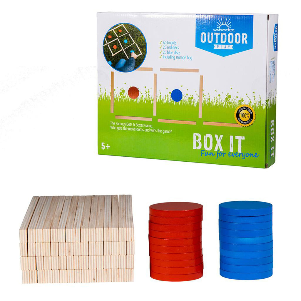 Spielkiste aus Holz für draußen
